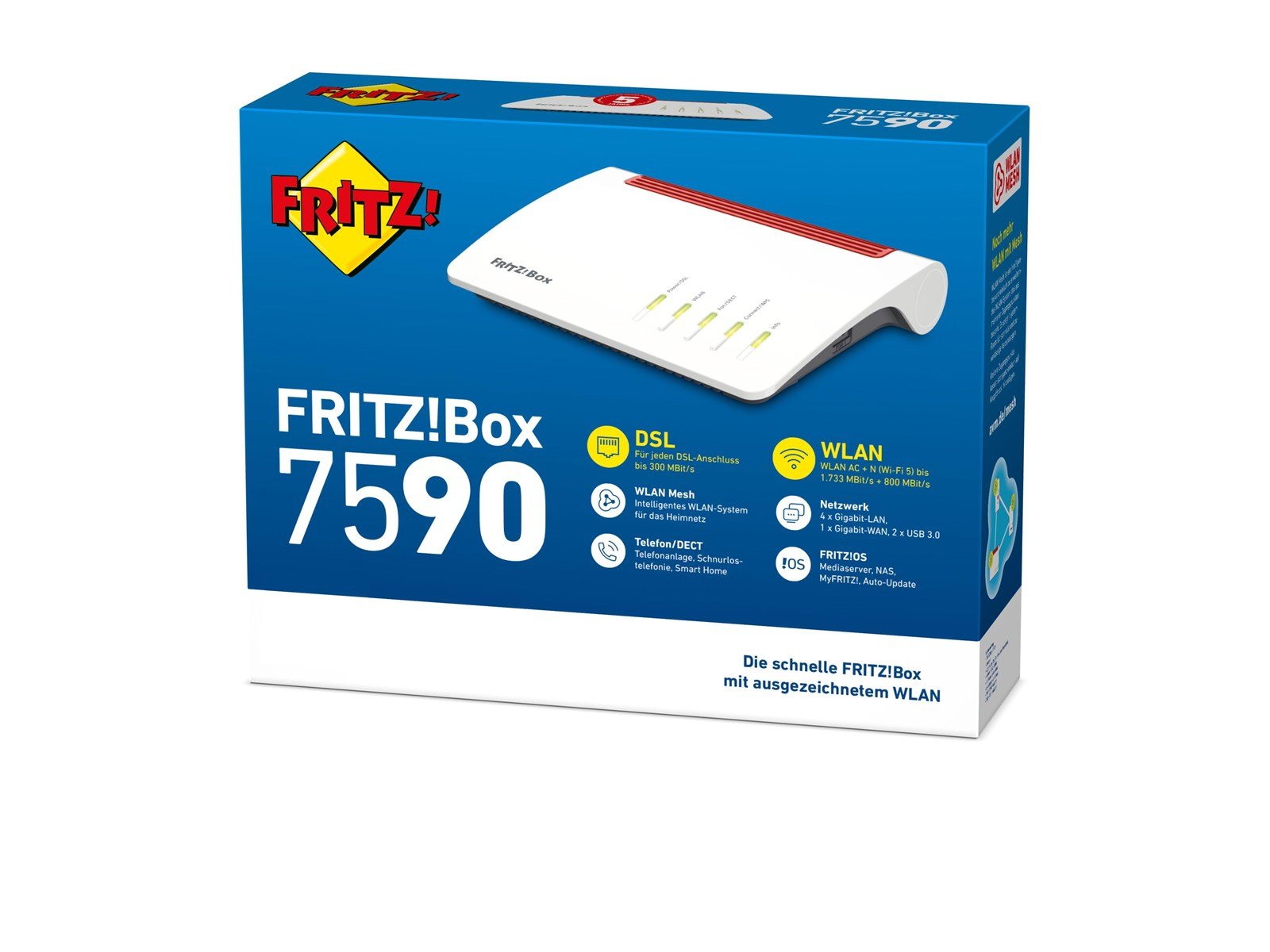 AVM FRITZ!Box 7590 - Wireless router Wi-Fi 5