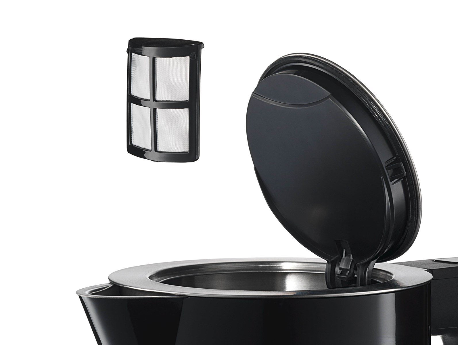 Bosch Wasserkocher TWK7203 - Rostfreier Stahl/Schwarz - 2200 W