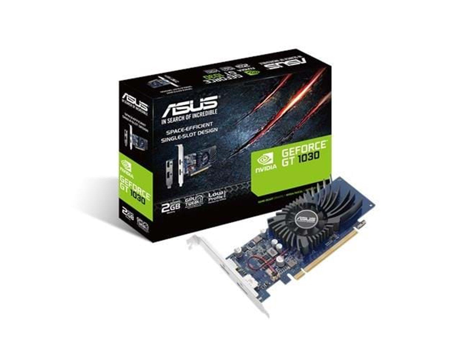 ASUS GeForce GT 1030 Low Profile - 2GB GDDR5 RAM - Grafikkarte