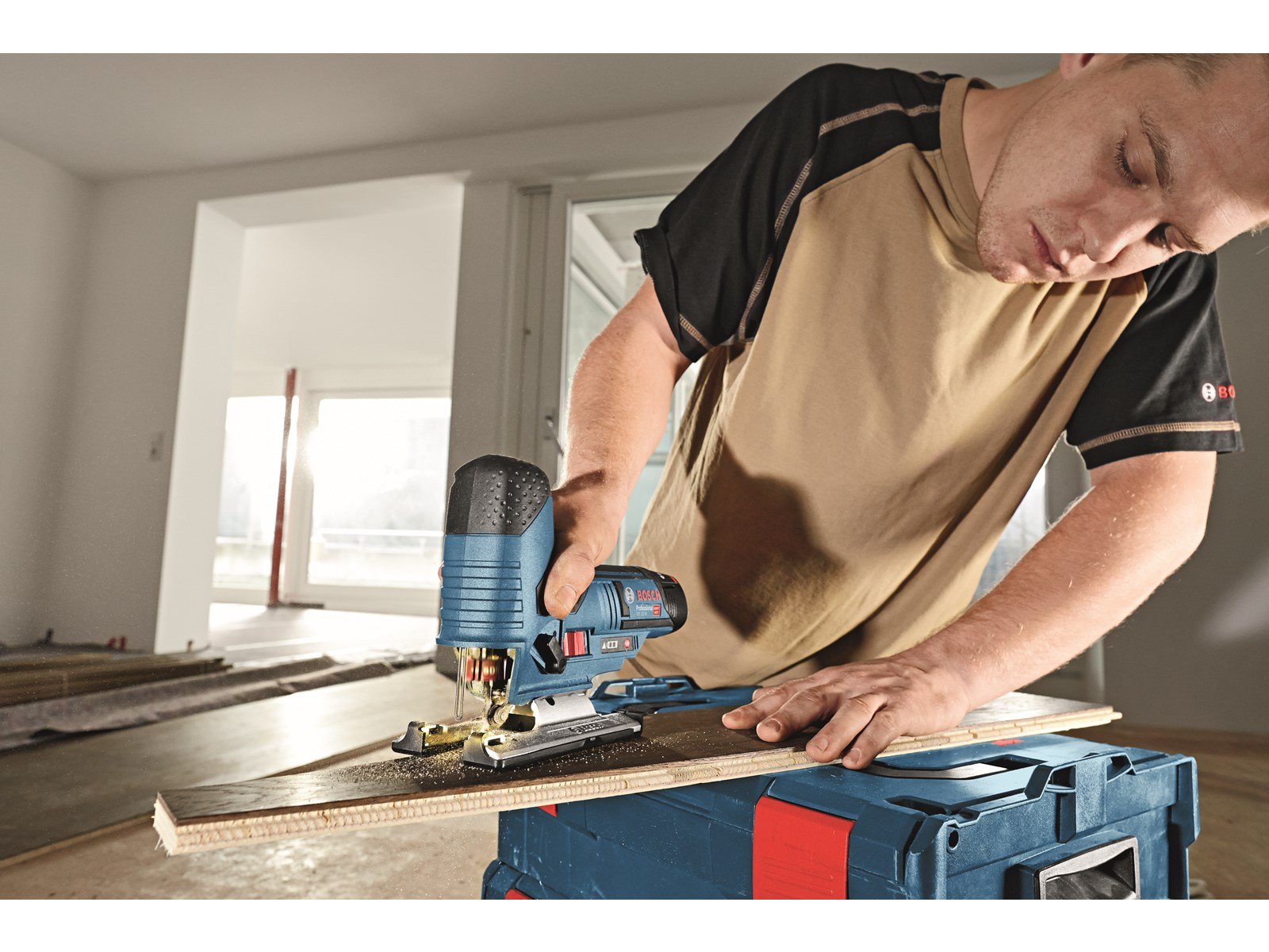 Bosch Professional AKKUSTIKSAV GST 12V-70 2X3.0AH L-BOXX