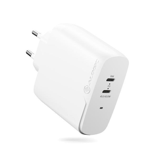 Alogic Ladegerдt 63W 2 Port 2x USB-C                    weiЯ