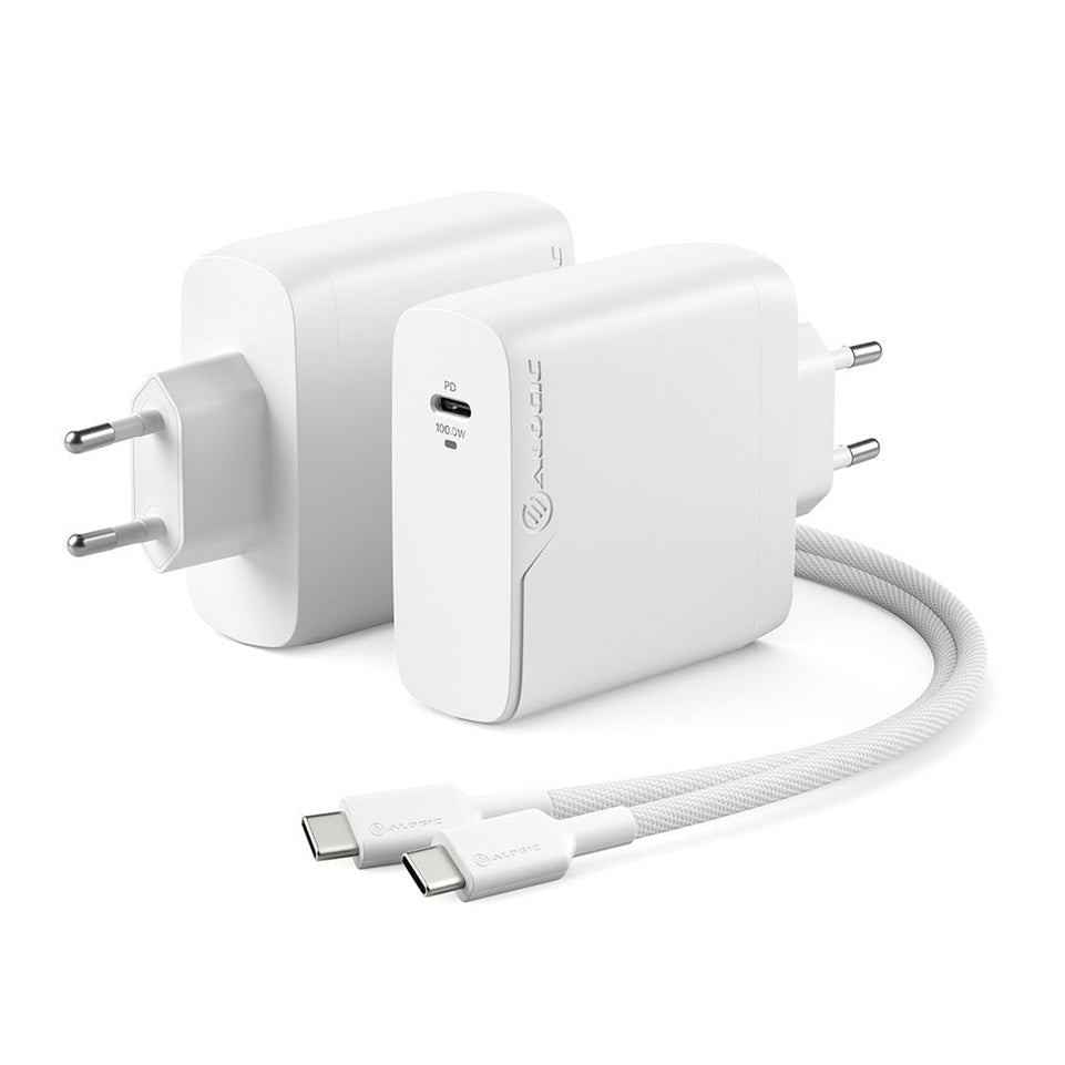 Alogic Ladegerдt 100W USB-C EU-Plug                     weiЯ