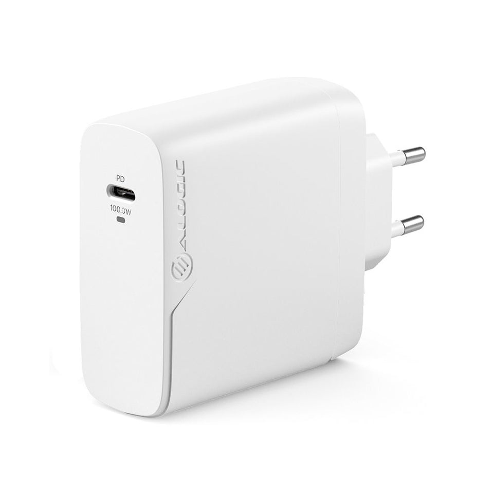 Alogic Ladegerдt 100W USB-C EU-Plug                     weiЯ