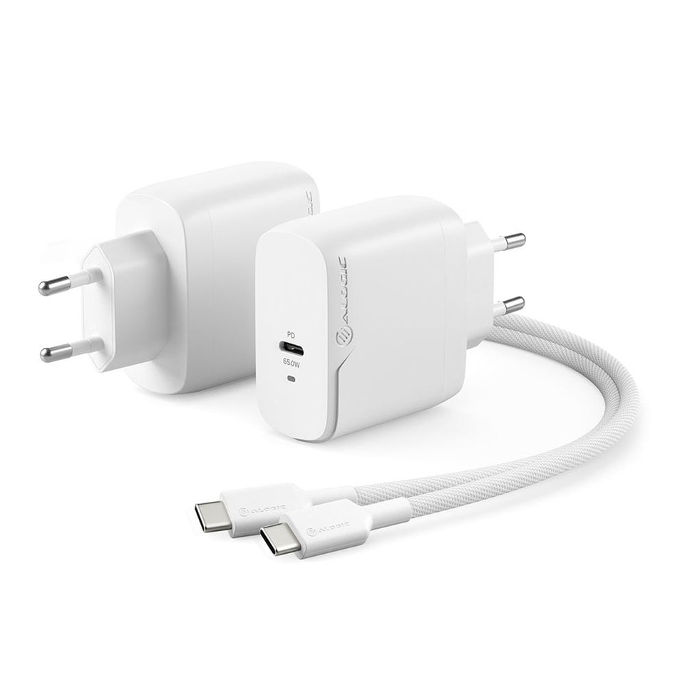 Alogic Ladegerдt 65W USB-C EU-Plug                      weiЯ