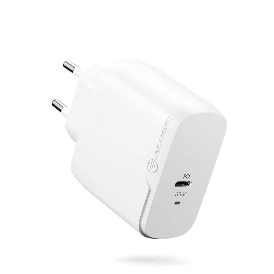 Alogic Ladegerдt 65W USB-C EU-Plug                      weiЯ