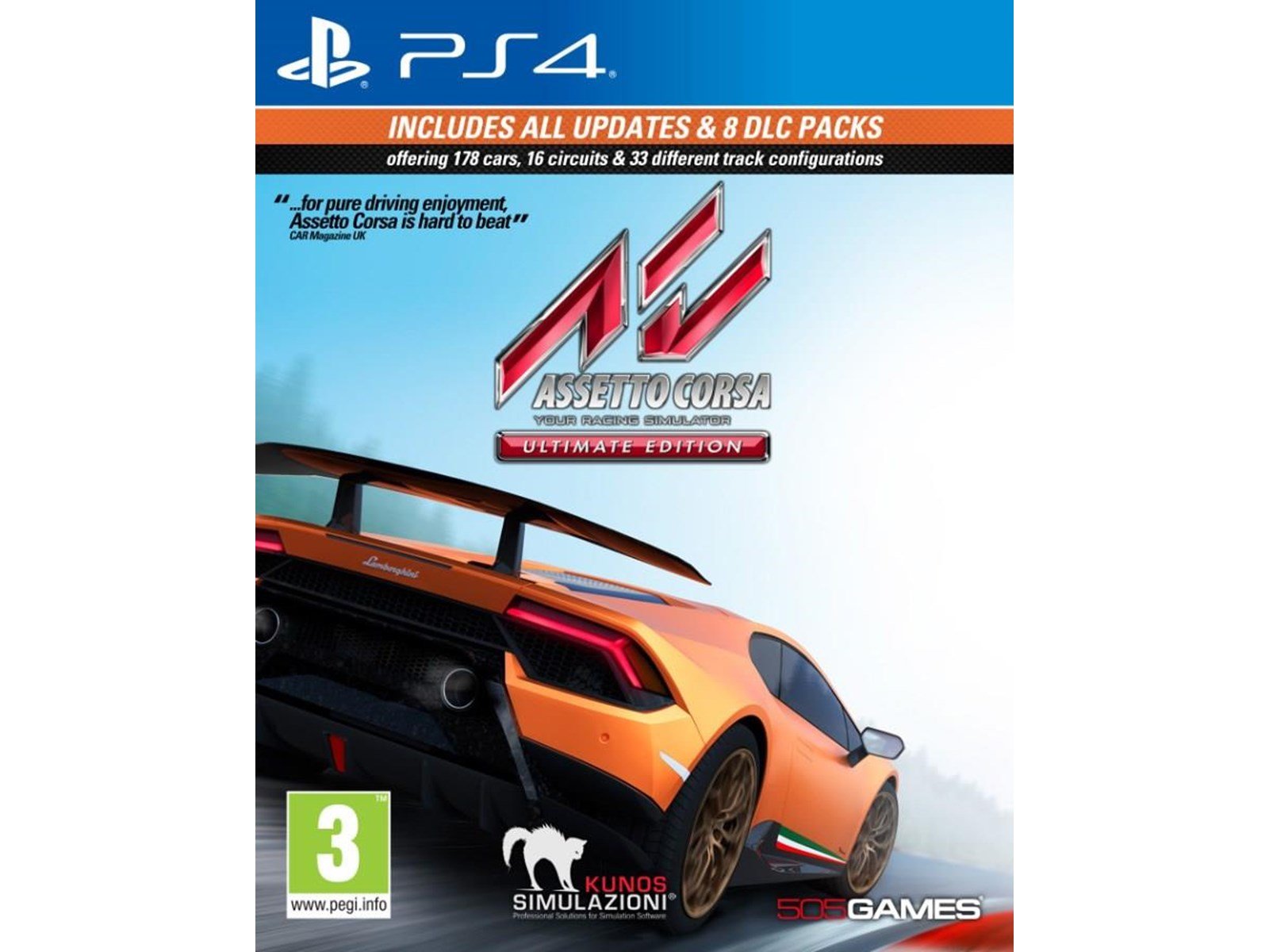 Assetto Corsa (Ultimate Edition) - Sony PlayStation 4 - Rennspiel - PEGI 3