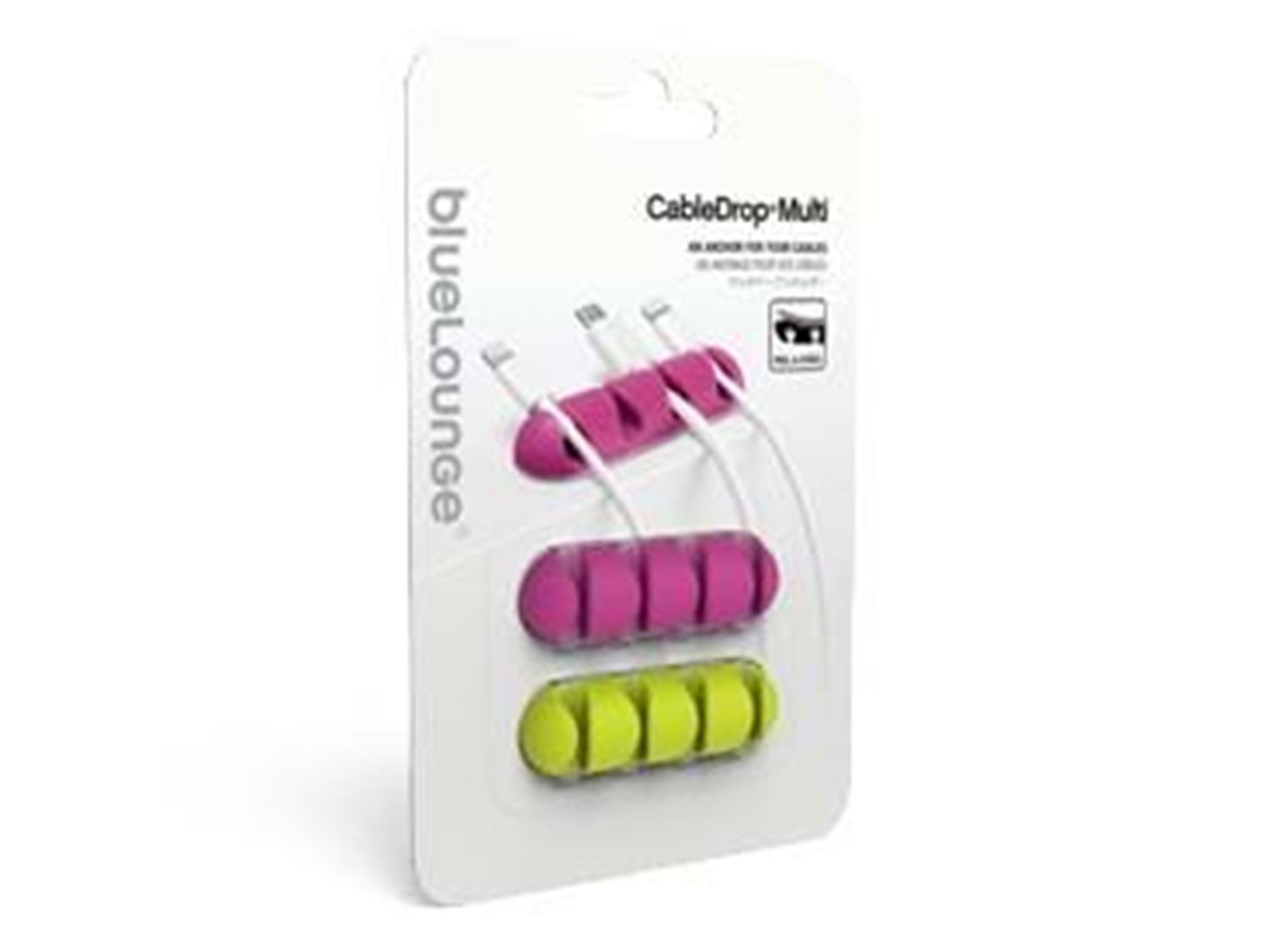 Bluelounge Design Bluelounge Cable Drop Multi - adhesive holder for