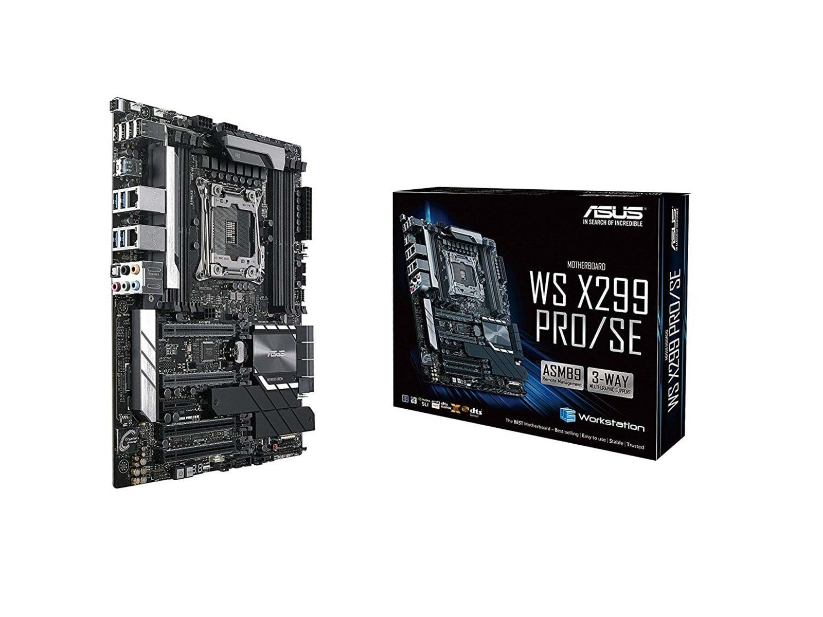 ASUS WS X299 PRO/SE Mainboard - Intel X299 - Intel LGA2066 socket - DDR4 RAM - ATX