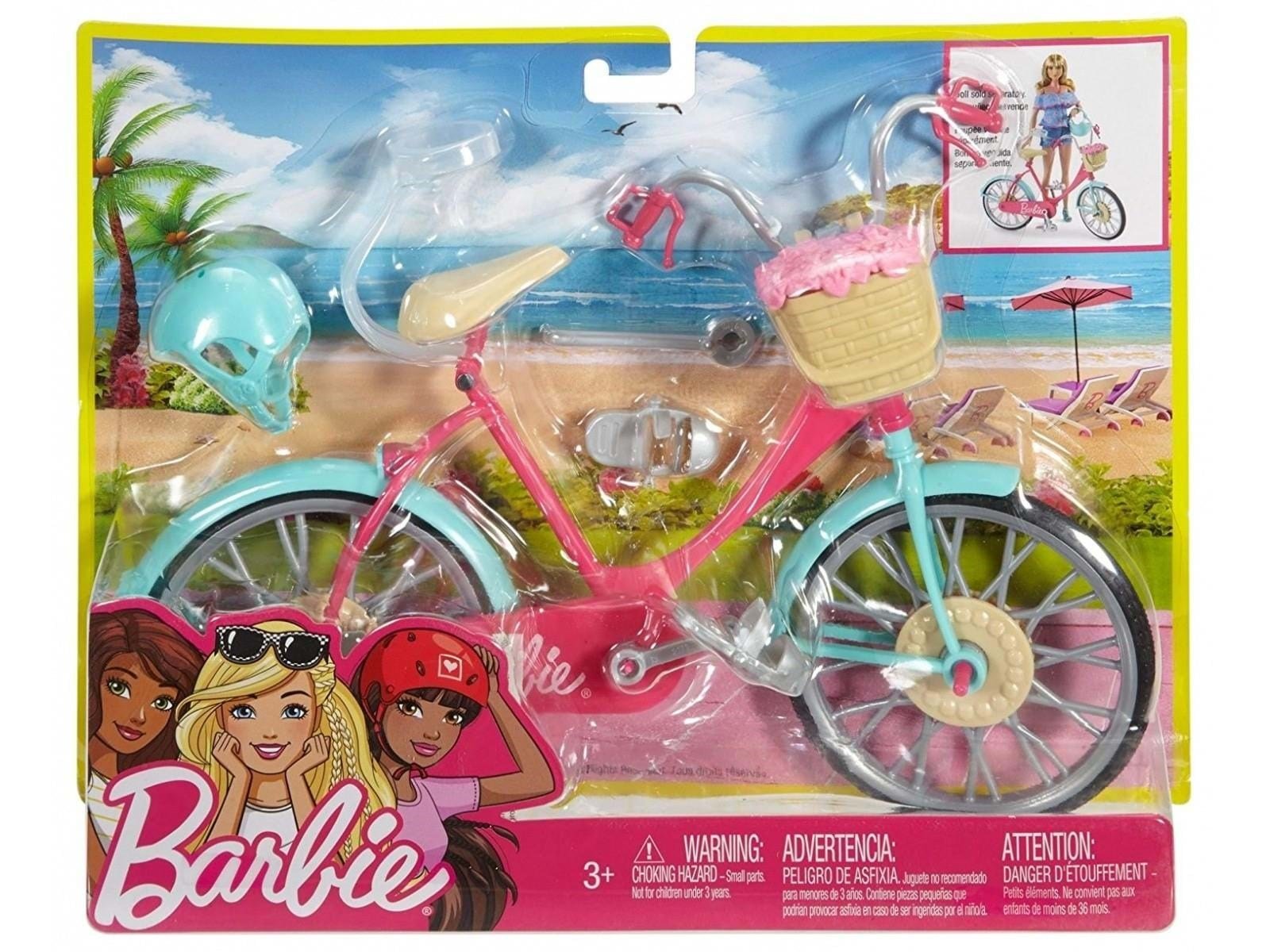 Barbie CYKEL mTILBEHØR DVX55
