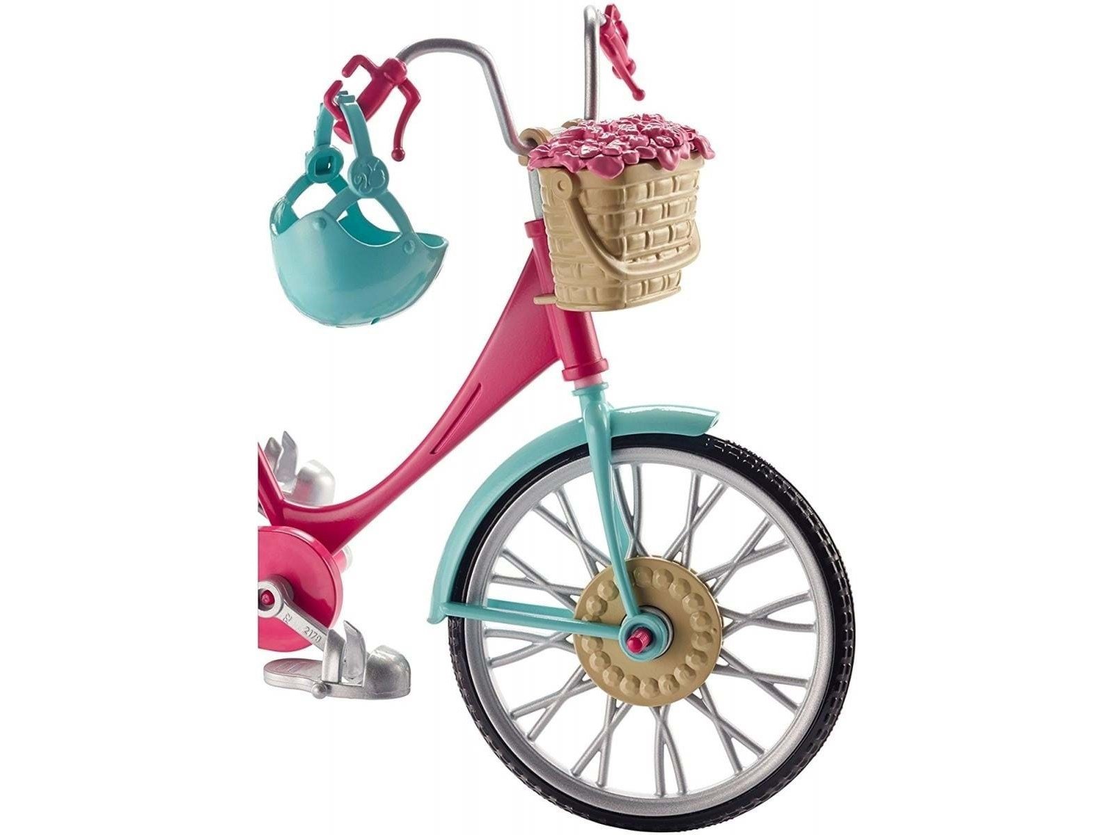 Barbie CYKEL mTILBEHØR DVX55