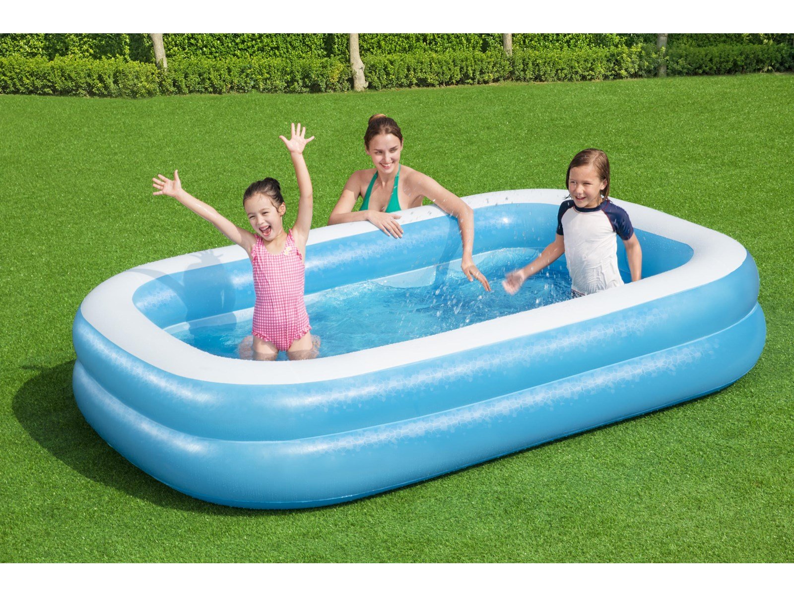 Bestway Rechteckiger Familienpool 262cm x 175cm x 51cm