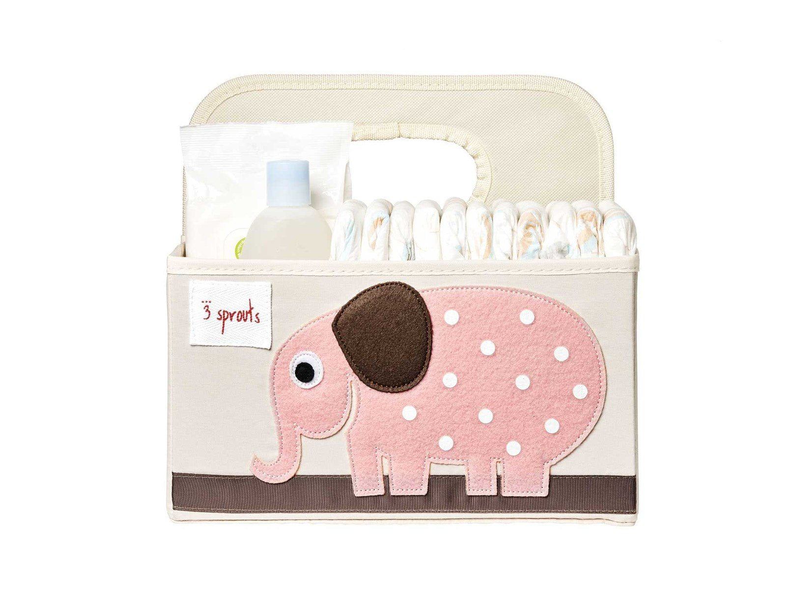 3 Sprouts Opbevaringskurv med Hank til Bleer Elep