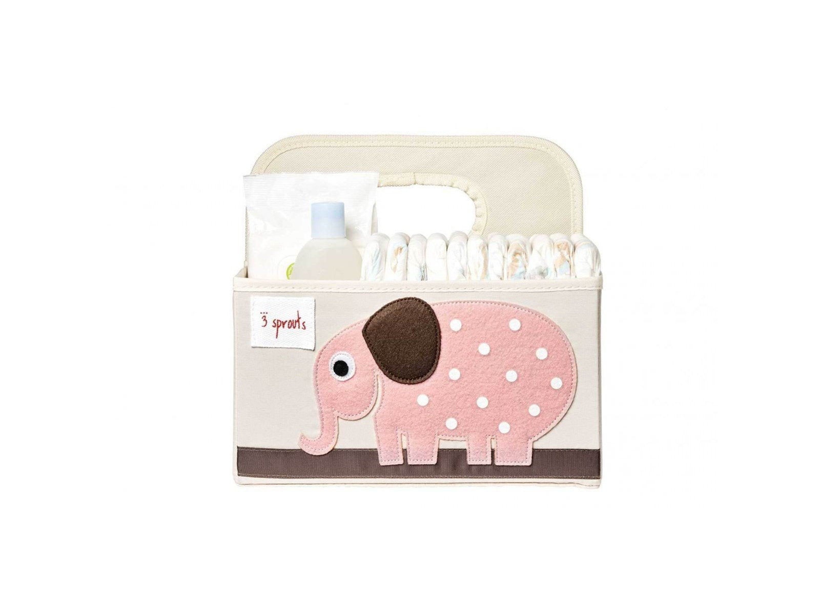 3 Sprouts Opbevaringskurv med Hank til Bleer Elep