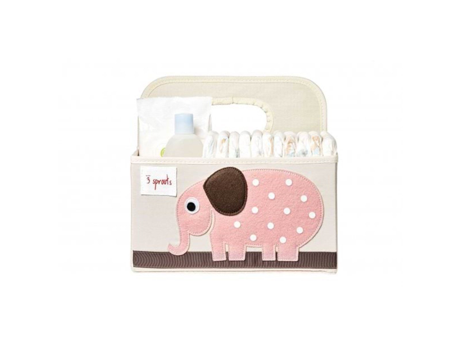 3 Sprouts Opbevaringskurv med Hank til Bleer Elep