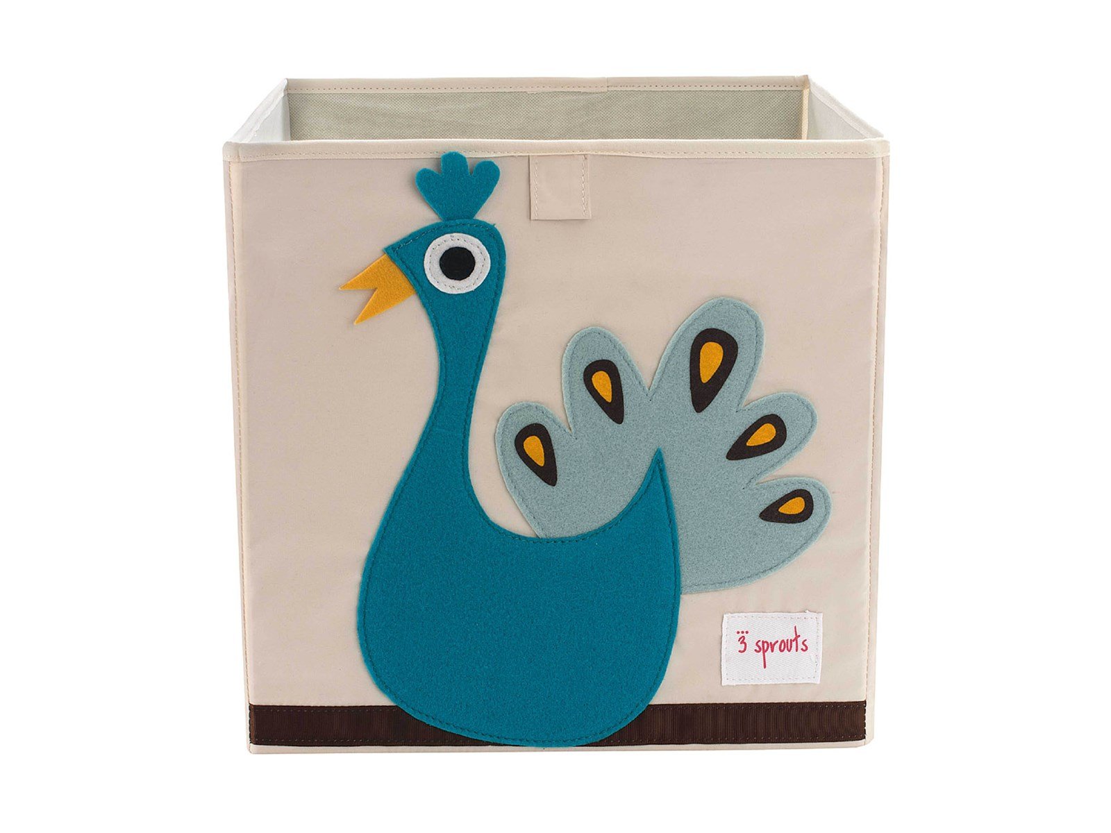 3 Sprouts Opbevaringskasse Peacock