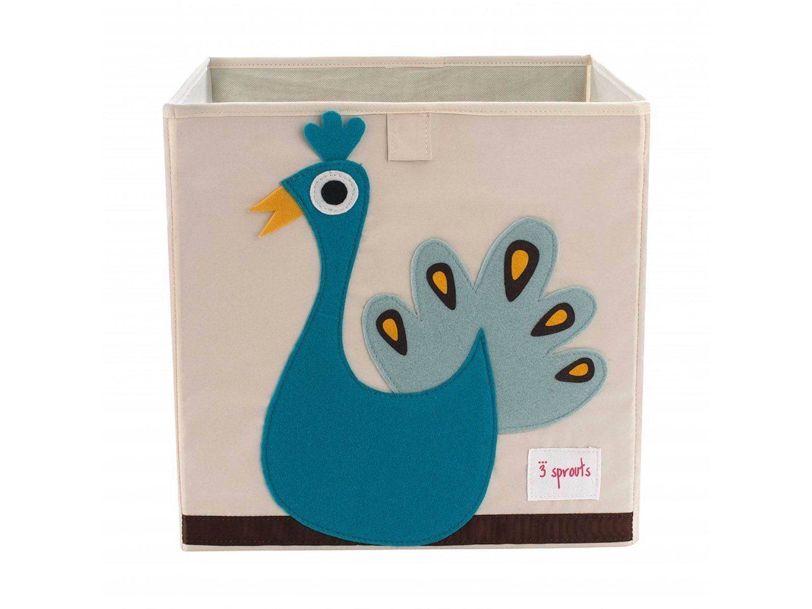 3 Sprouts Opbevaringskasse Peacock