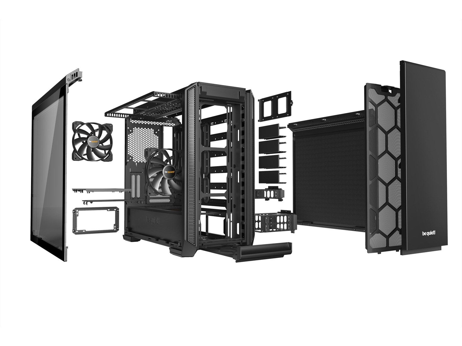 be quiet! Silent Base 601 TG - Black - Gehäuse - Miditower - Schwarz