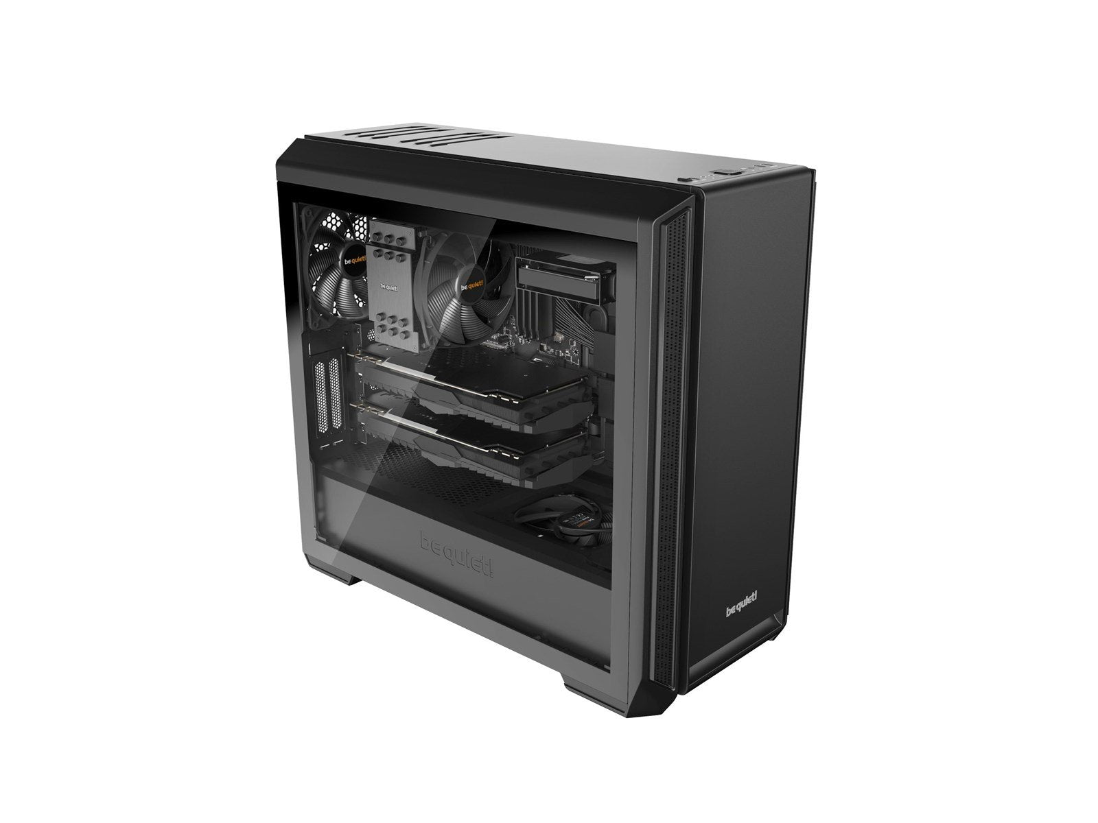 be quiet! Silent Base 601 TG - Black - Gehäuse - Miditower - Schwarz