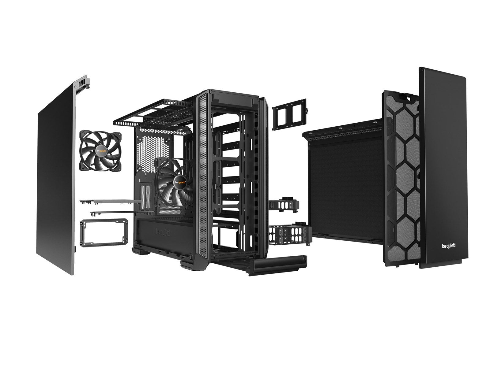 be quiet! Silent Base 601 - Black - Gehäuse - Miditower - Schwarz