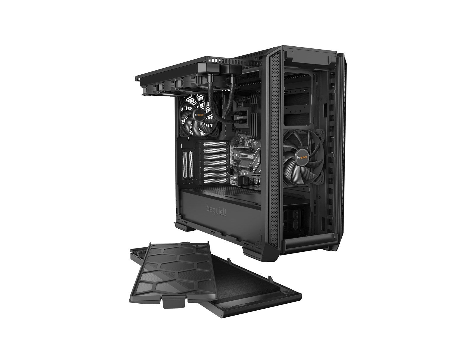 be quiet! Silent Base 601 - Black - Gehäuse - Miditower - Schwarz