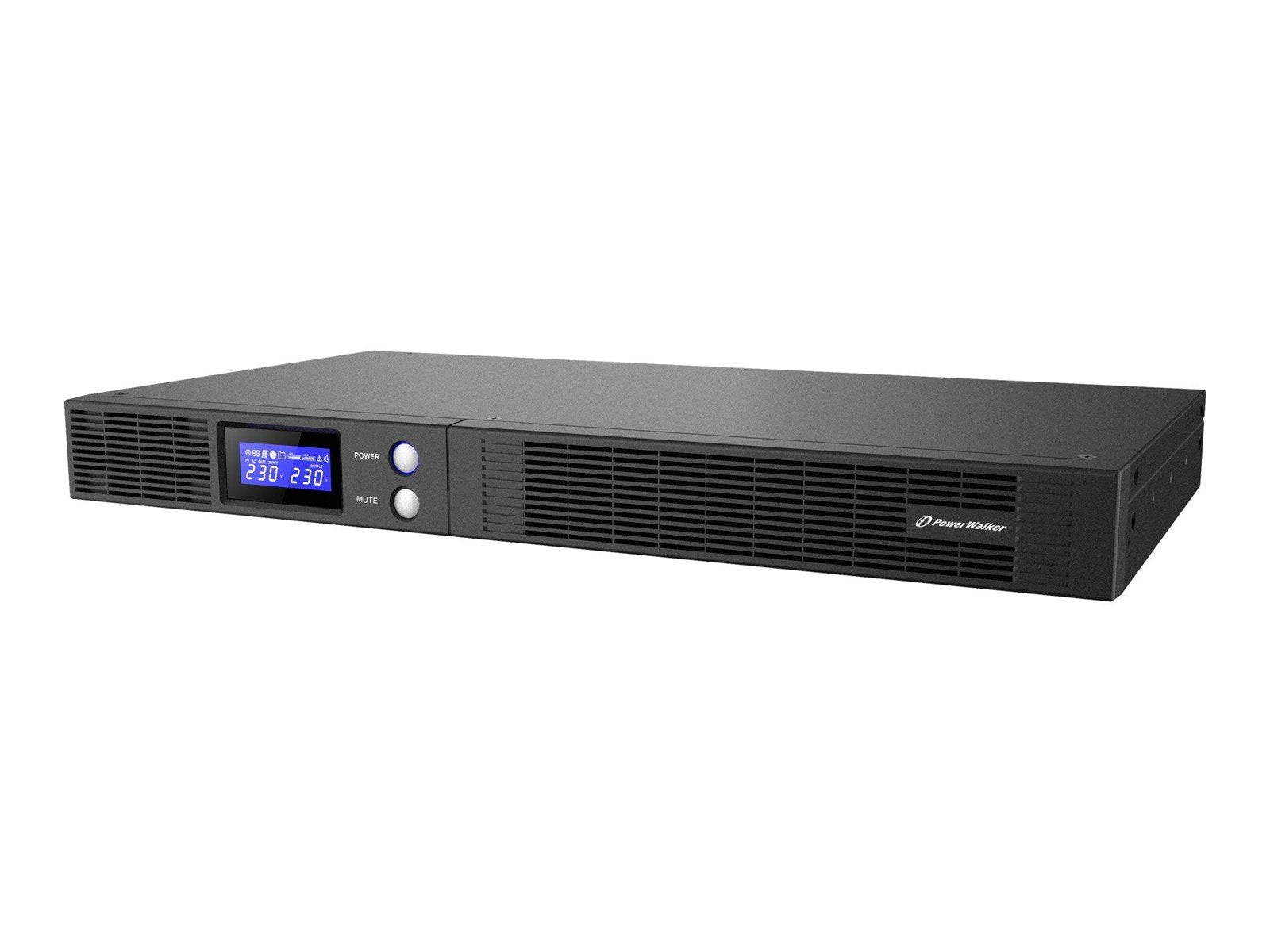 BlueWalker 10121049 - PowerWalker VI R1U - 1000VA/600W - Line Interactive UPS