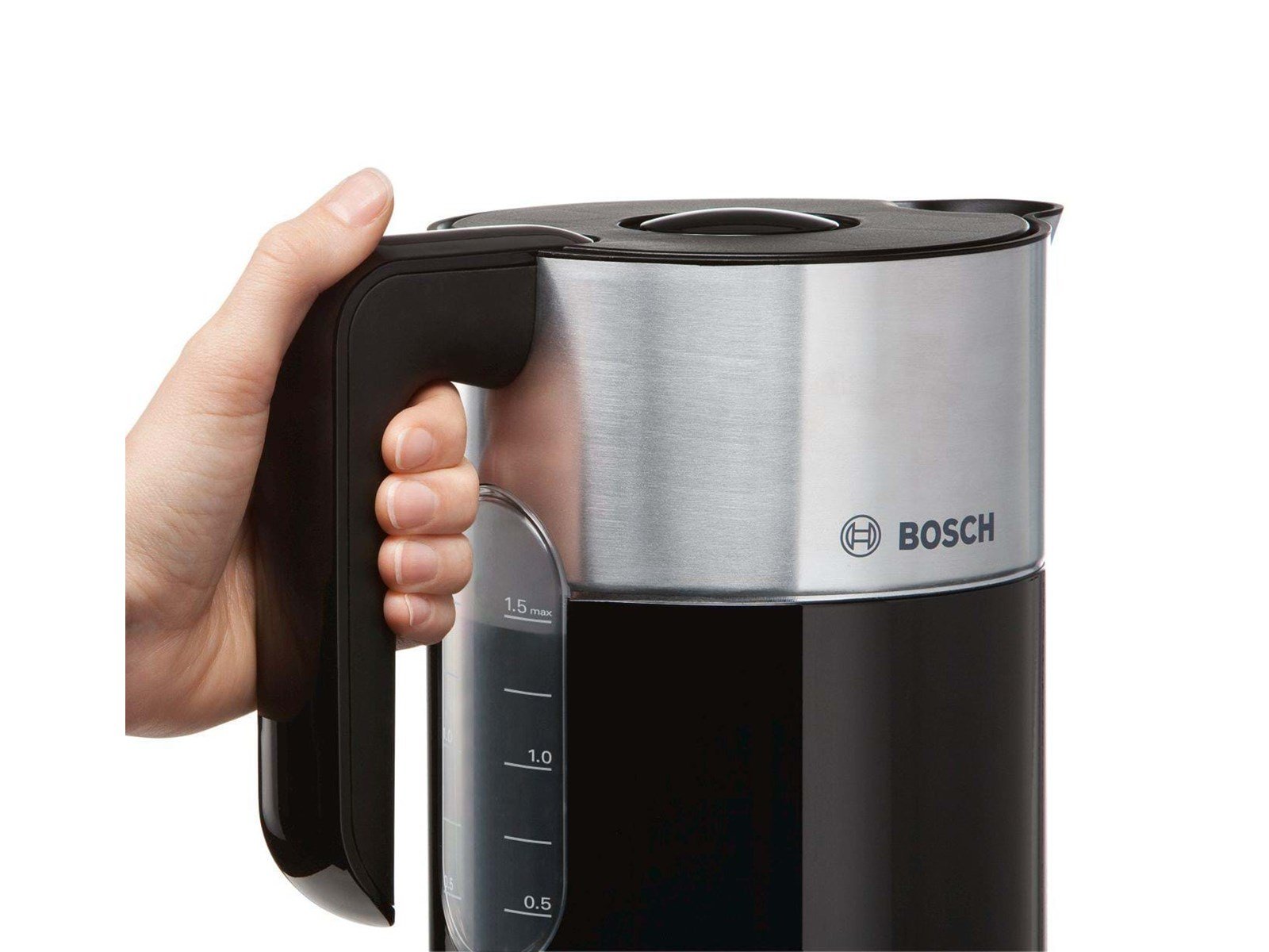 Bosch Wasserkocher Styline TWK8613P - Schwarz - 2400 W