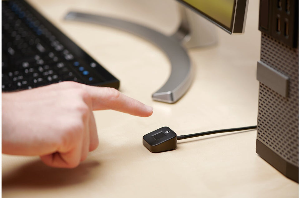 Kensington VeriMark Desktop Fingerprint Key 1,2m Kabel schw.