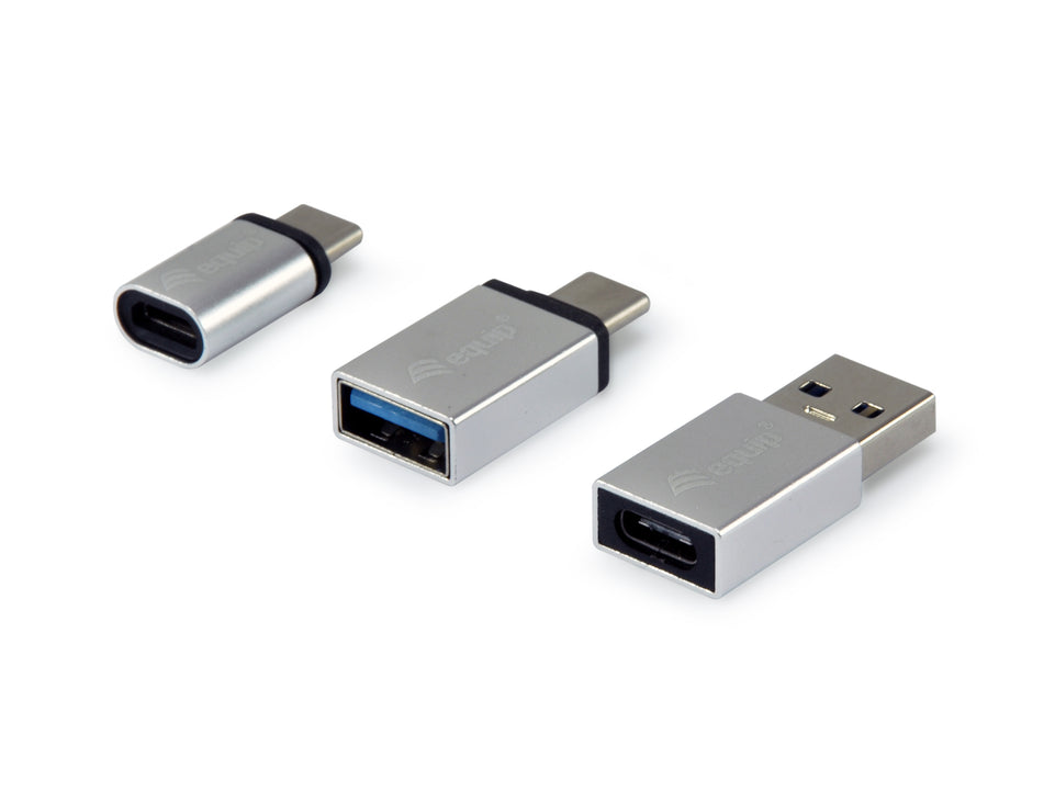 Equip Adapter USB-C -> 1xMicroUSB+1xUSB-A,1xUSB-A->USB-C  si