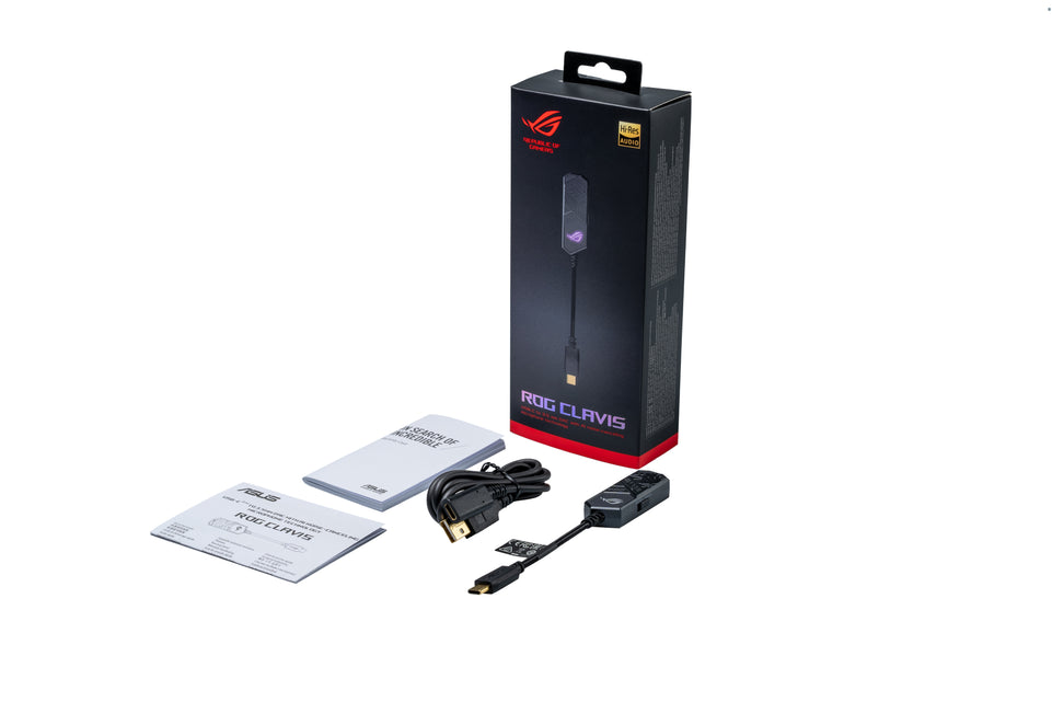 Adaptateur de microphone antibruit ASUS Mikrofon ROG Clavis AI