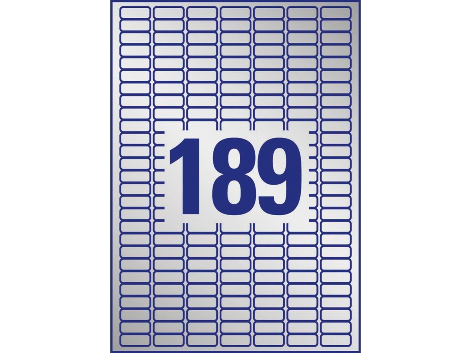 Avery Heavy duty labels silver suitable for in- and outdoor use (-40oC to +150oC)