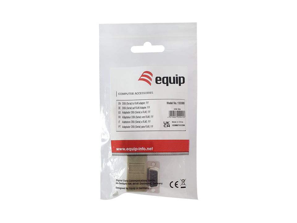 Equip Adapter DB9 -> RJ45 Adapter Bu/Bu TIA/EIA-561