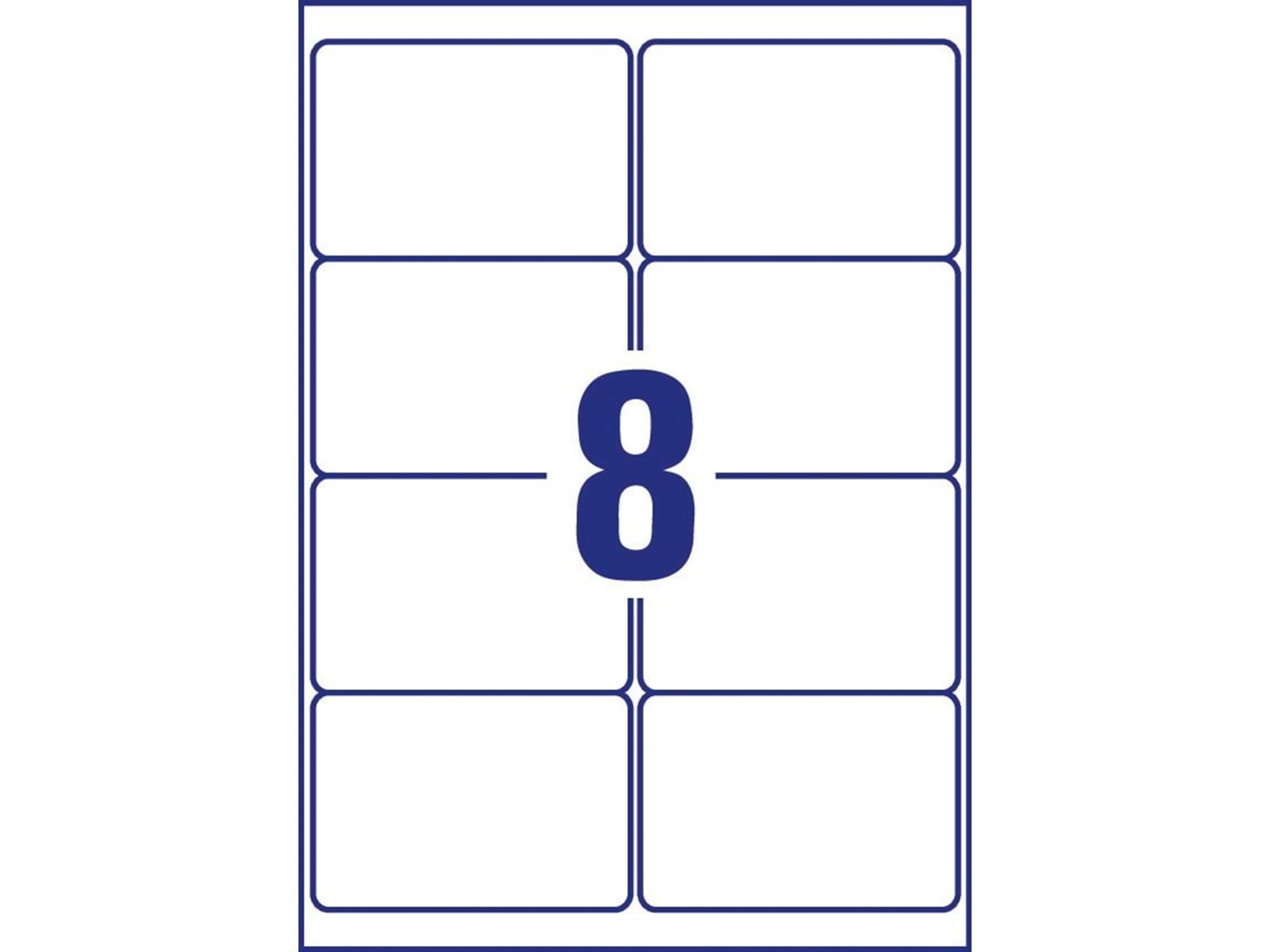 Avery Heavy duty labels white suitable for in- and outdoor use (-20oC to +80oC)