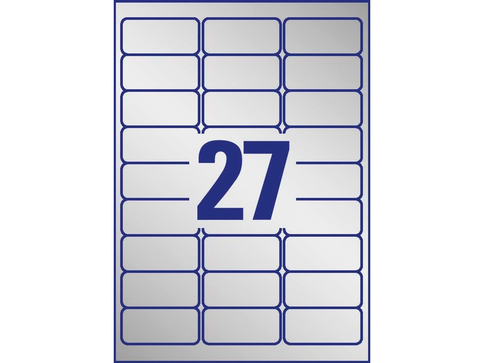 Avery Heavy duty labels silver suitable for in- and outdoor use (-40oC to +150oC)