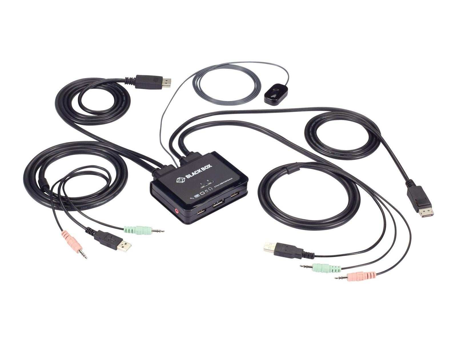 Black Box 4K60 DisplayPort Cable KVM Switch