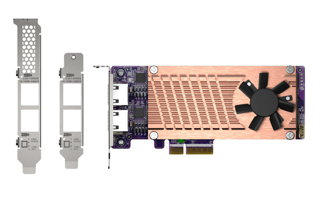 QNAP QM2-2P2G2T QM2-Card M.2 SSD x2  2.5GBE x2