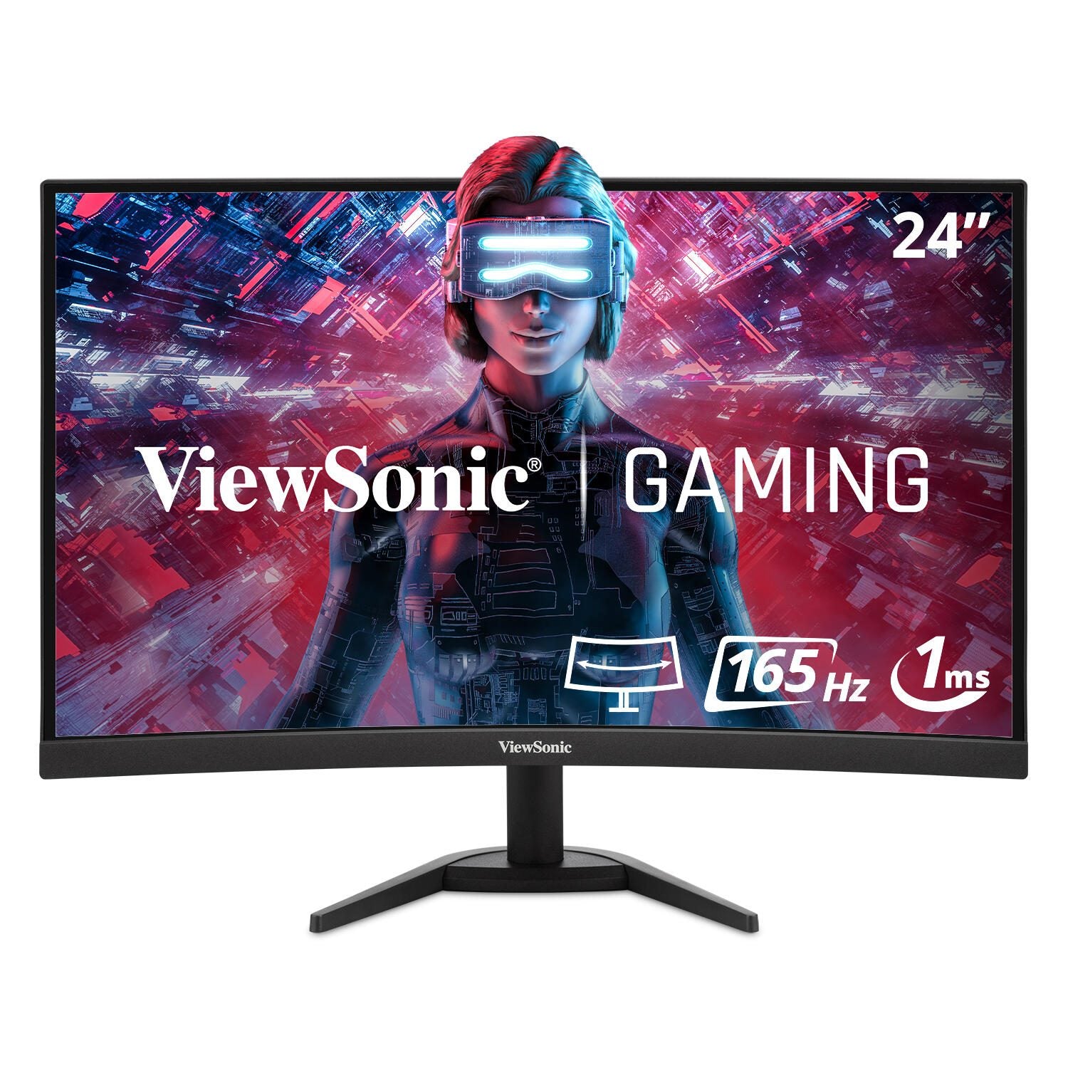 Viewsonic VX2468-PC-MHD Curved Gaming Monitor 61 cm (24')