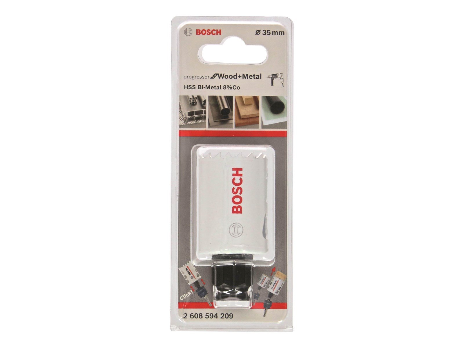 Bosch hole saw hss bi-m powerchange ø35mm