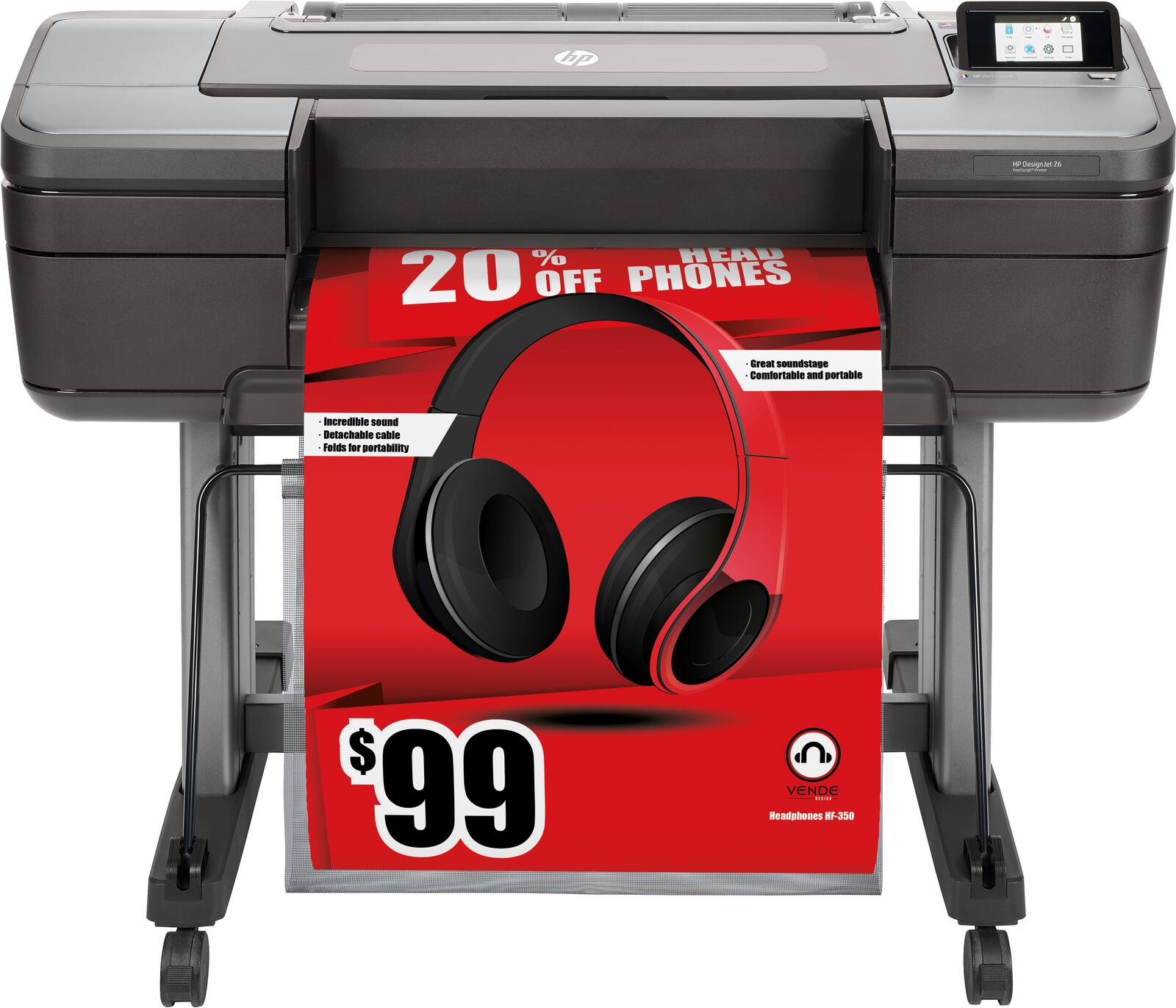 HP DesignJet Z6 PostScript Großformatdrucker Plotter
