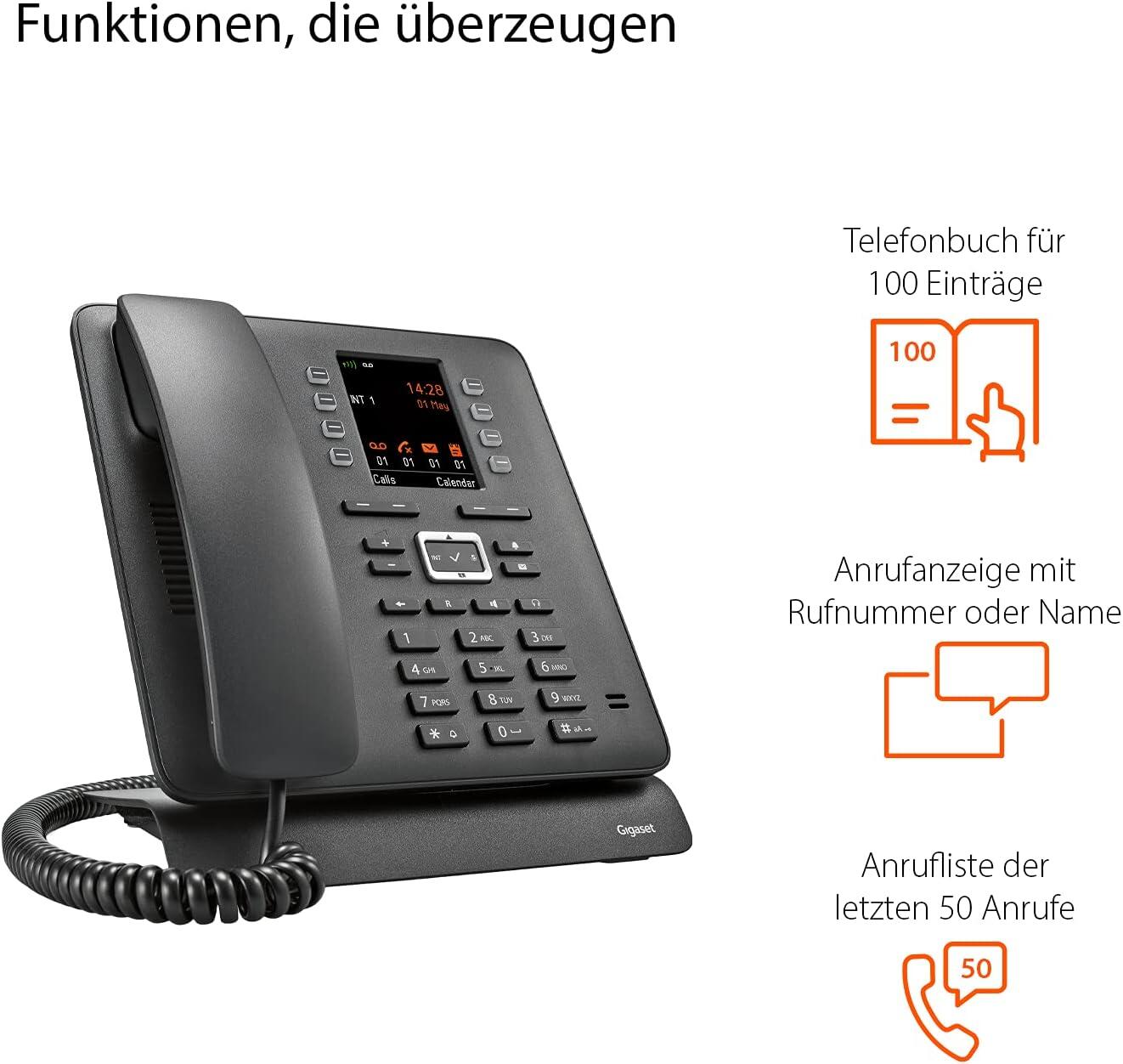 Gigaset Pro Maxwell C VoIP-Telefon - schwarz
