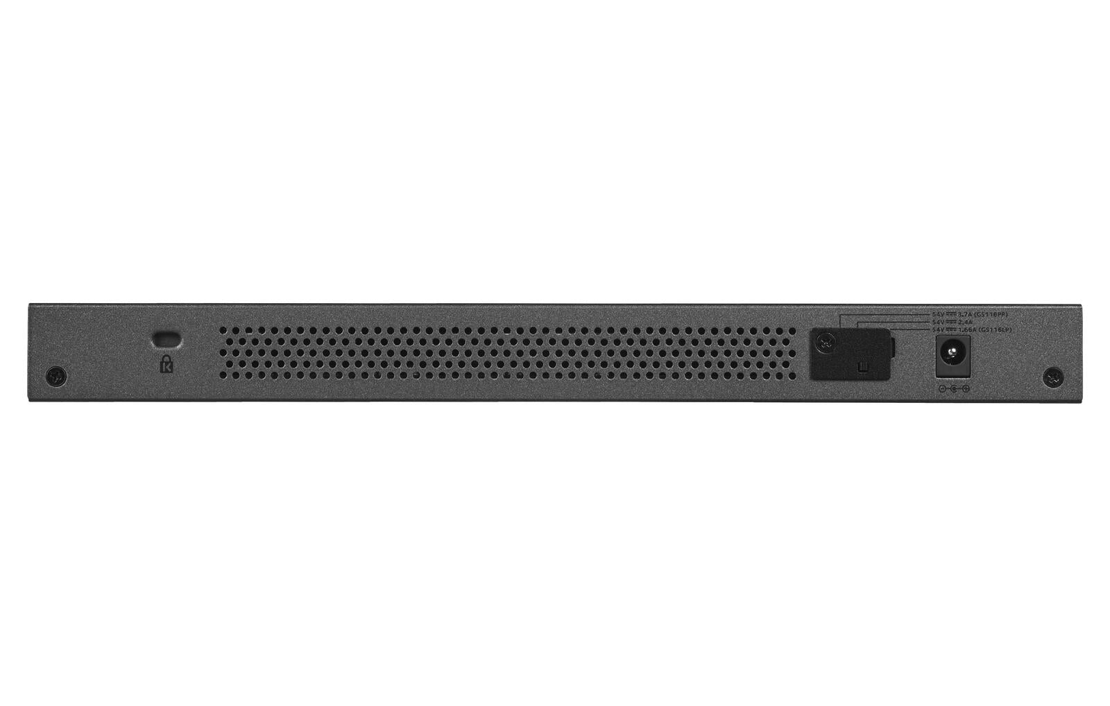 Netgear GS116LP 16-Port Gigabit PoE+ 76W Unmanaged Switch