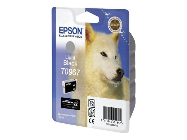 Epson Original T0967 Druckerpatrone UltraChrome K3 - light black (C13T09674010)