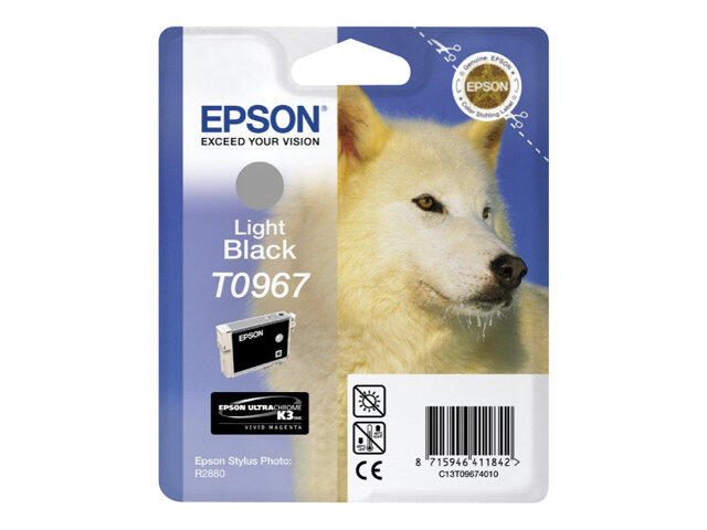 Epson Original T0967 Druckerpatrone UltraChrome K3 - light black (C13T09674010)