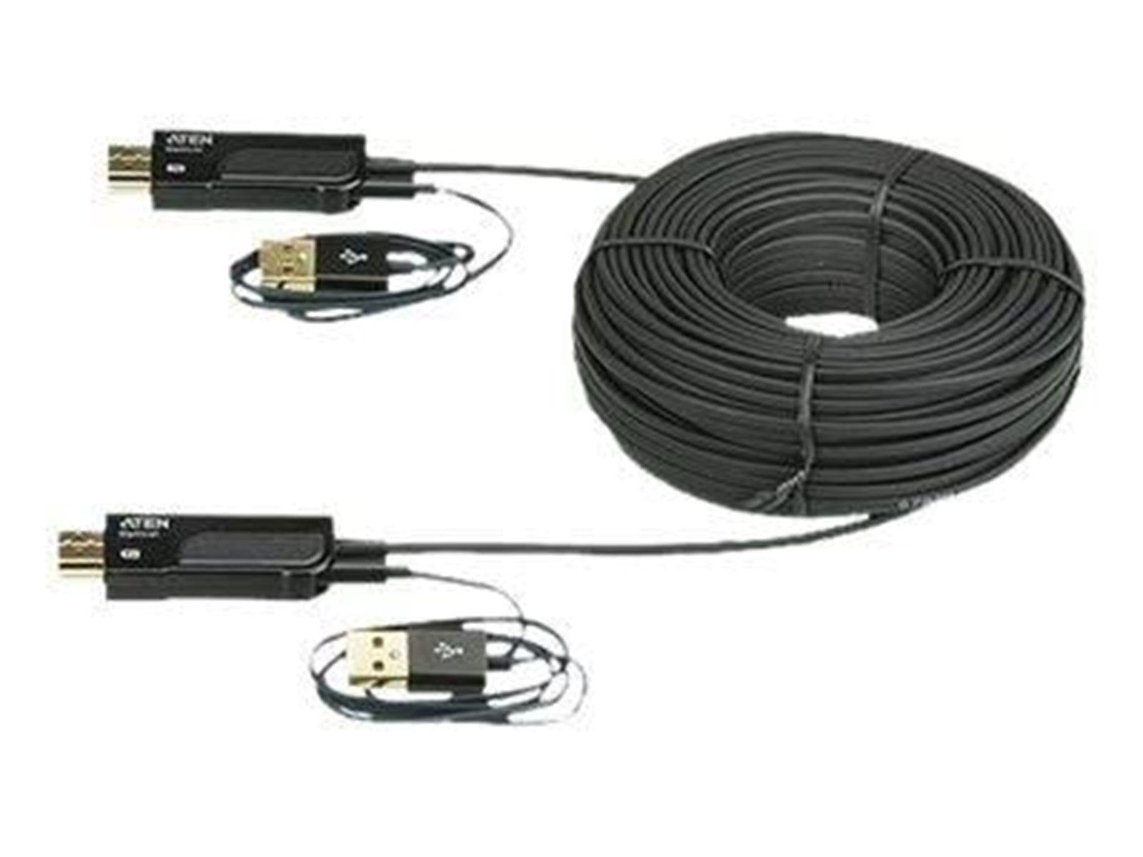 ATEN HDMI Active Optical Cable 100M   4Kx2K Plug &