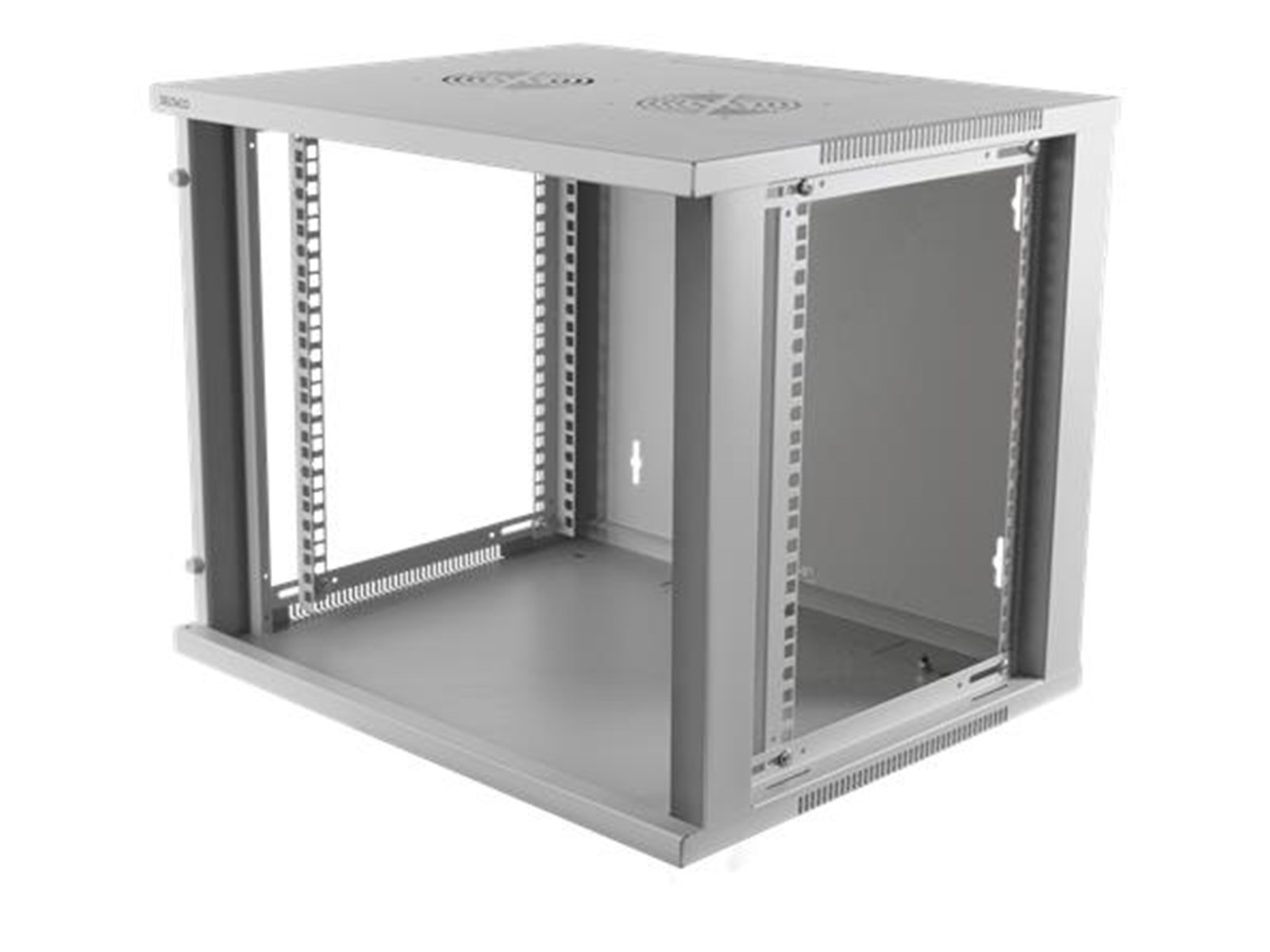 Deltaco 19-5409W - 9U - Wall Mount Rack Cabinet (with Glass Door)
