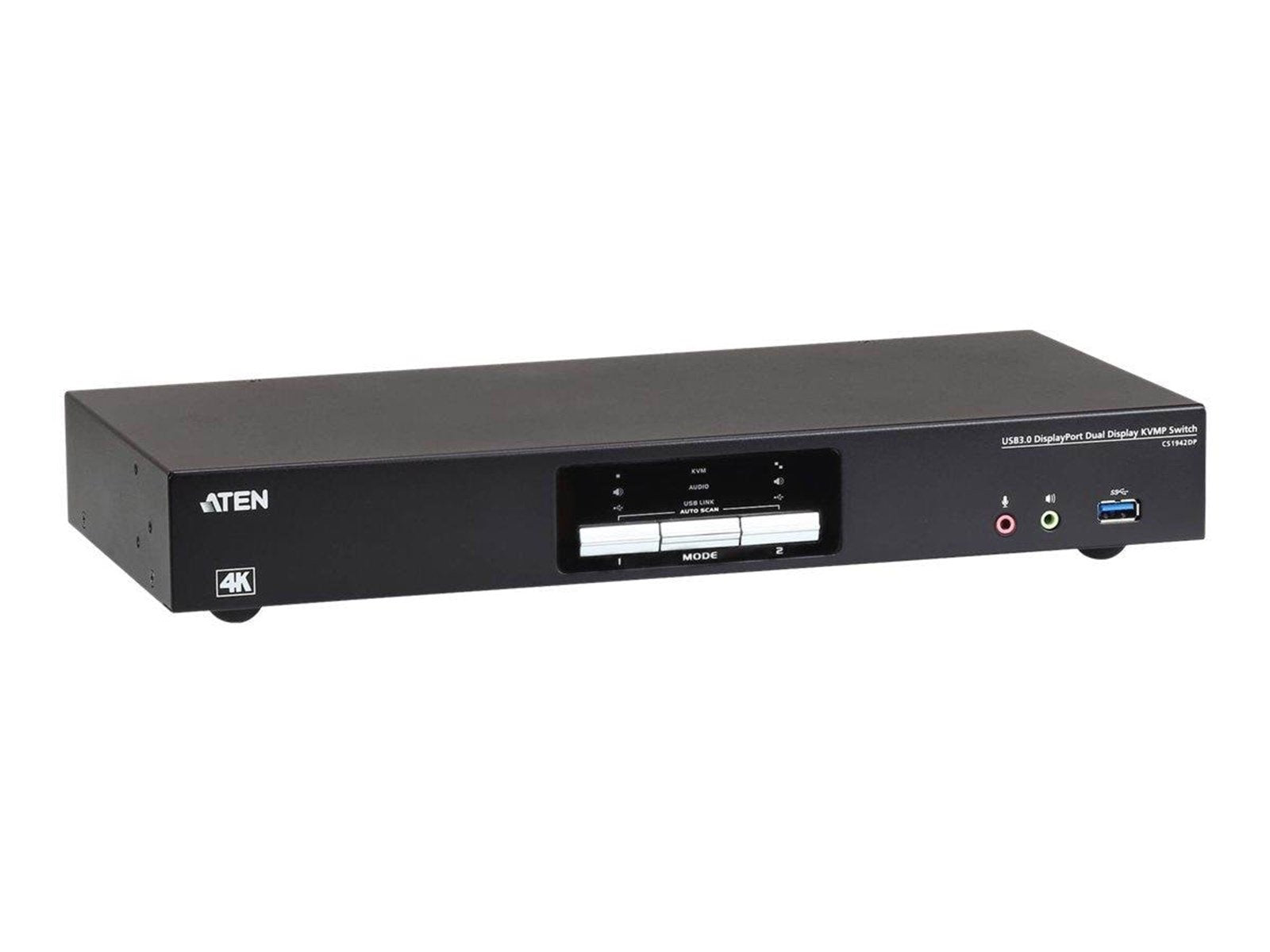 ATEN 2P USB3.0 DisplayPORT Dual View KVMP SW