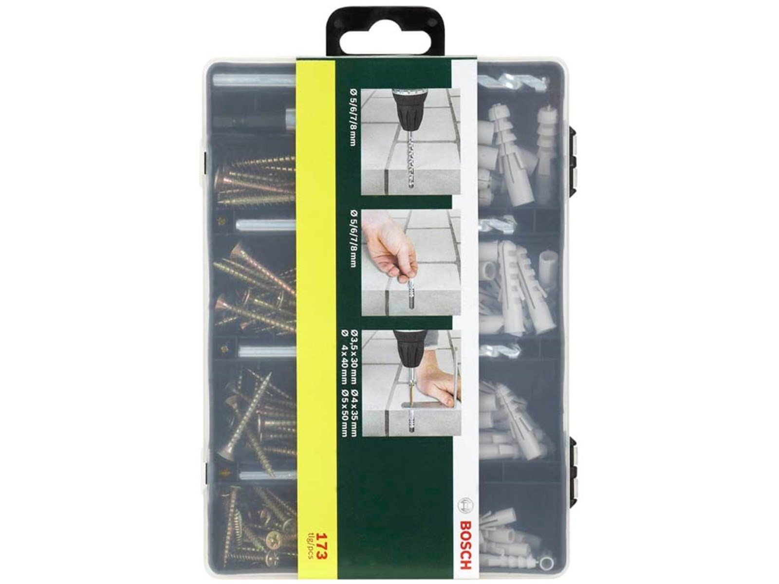 Bosch BEFÆSTIGELSESSÆT 173 DELE PL