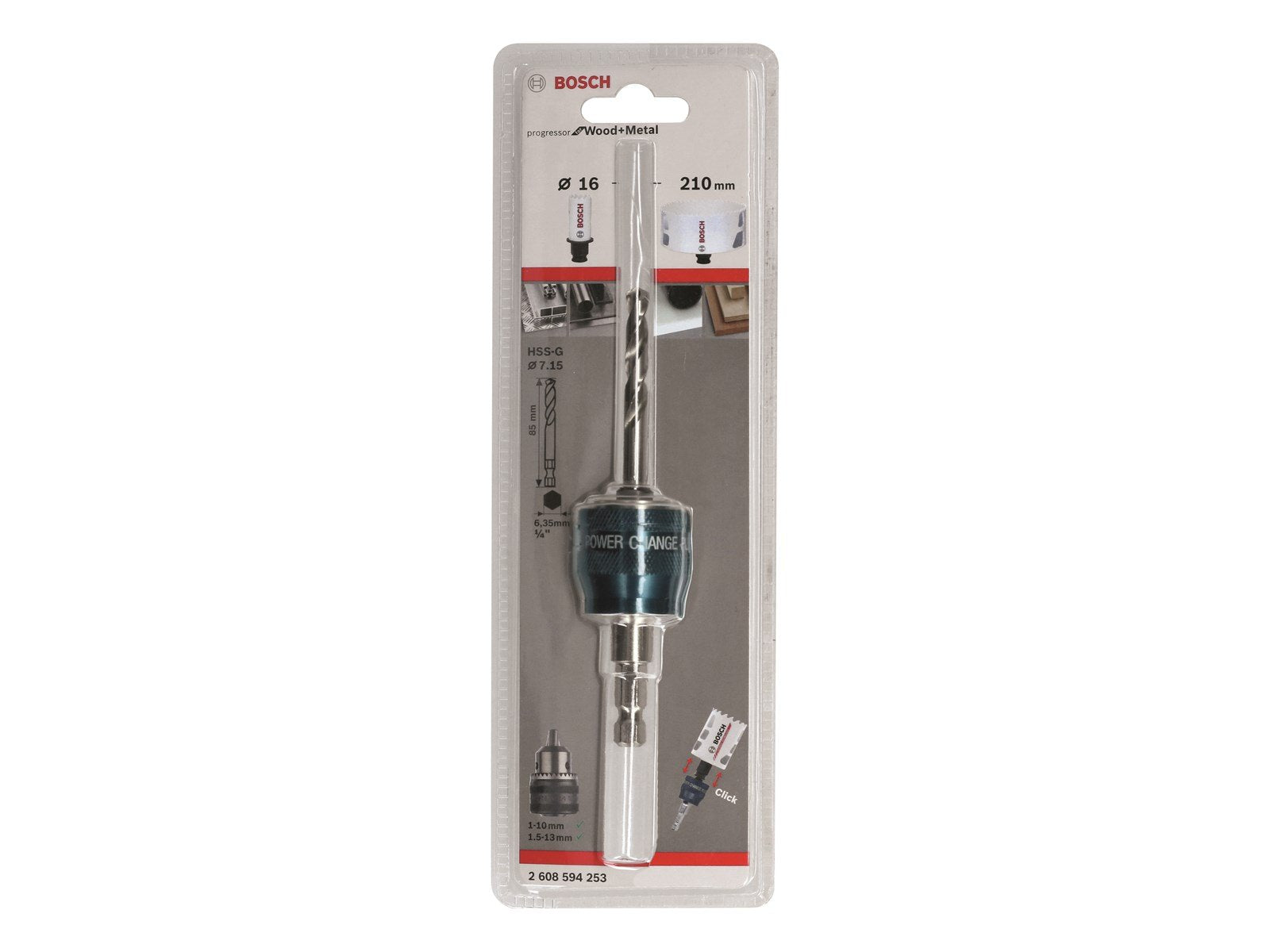 Bosch HULSAVSADAPTER PCP 8.7MM HSS-G 7.15X85MM