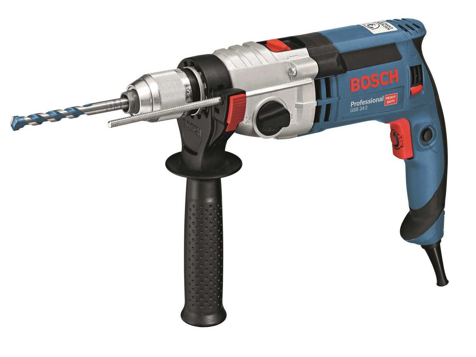Bosch Professional SLAGBOREMASKINE GSB 24-2 L-CASE M/BORSÆT