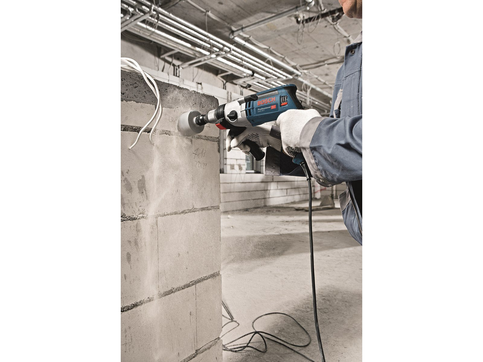 Bosch Professional SLAGBOREMASKINE GSB 24-2 L-CASE M/BORSÆT