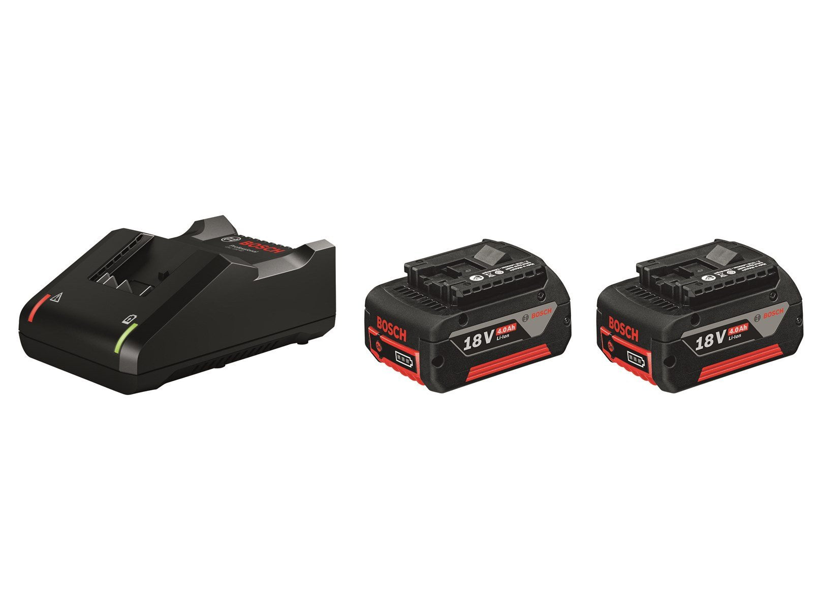 Bosch Professional Blue bosch 18v battery pack 2x4.0ah w/charger